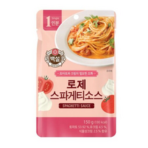 백설 로제 스파게티소스, 150g, 3개