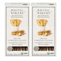 Rustic Bakery 사워도우 플랫브레드 Olive Oil & Sel Gris 크래커 170g x2팩
