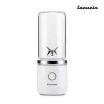 라쿠진 미니 소형 무선 믹서기 휴대용 캠핑 미니텀블러 LCZ040WT 화이트, 색상:화이트 LCZ040WT