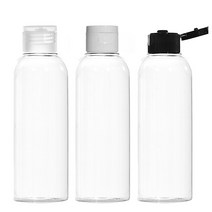 원터치캡용기 30ml 50ml 60ml 75ml 80ml 100ml 똑딱이공병 어매니티공병, 1개, 100ml투명용기 흰색캡