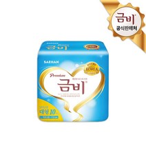 금비 남녀공용 프리미엄 와이드매직 성인기저귀 대형, 10매입, 4팩