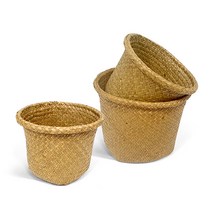 왕골 라탄 화분커버 인테리어소품 화분가리개 바구니, 소