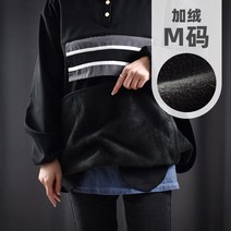 소매 방수 앞치마 꽃집 가운 성인 작업복 오버코트 기모 작업실 미술 남녀 긴팔, 8. 블랙 플러스 벨벳 M