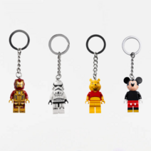 레고 열쇠고리 (레고코리아 정품) 레고상어 레고아이언맨 키체인 레고미키 키링 레고열쇠고리, 어니