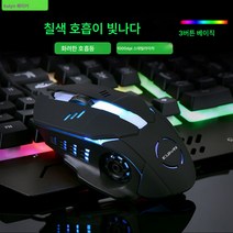 유선 마우스 USB 포트 데스크톱 노트북 일반 가정용 사무용 마우스 무음 게임, M800블랙3D신상, 싱글 마우스