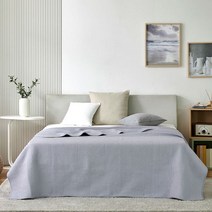 [모던하우스] 소프트 순면 퀼트 싱글 스프레드 160x210 그레이