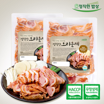 [K쇼핑]국내산 무항생제 정직한 오리훈제 180g*8팩, 특대/정직한 양념 소불고기 400g 4팩