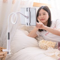 집감성 침대 핸드폰거치대 누워서 자바라 거치대, 골드 X 85cm
