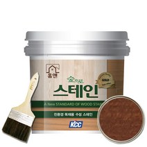 KCC 홈앤스테인 수성스테인 0.9L 오일스테인 친환경, 월넛2