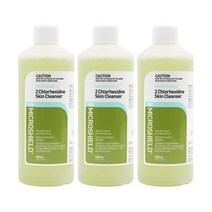 MICROSHIELD 2 Chlorhexdine Skin Cleanser 마이크로실드 호주 클로르헥시딘 스킨 클렌저 500ml 3팩