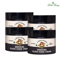 라벨영 쇼킹흑마늘호랑이크림 4개, -