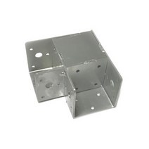 조인트 상부마감L형-50x50 사각파이프 조인트 조립식 파이프연결 브라켓 무용접 DIY, 1개