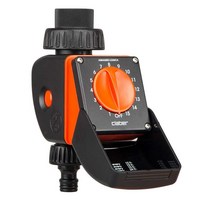 자동 타이머 급수기 정원 수도꼭지 호스 워터 관리, 컨트롤러+젖꼭지+배터리+어댑터