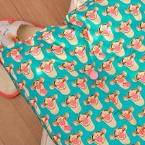 20수 디즈니원단 티거 페이스 원단 패브릭