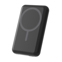 iLakia 10 000mAh 맥세이프 호환 마그네틱 무선충전 고속충전 보조배터리 LK-P10, 블랙