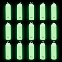 베이트샵 야광봉돌 회전고리 야광추, 15개