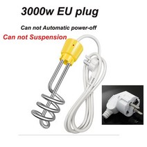 순간 전기 온수기220V 2500W 3000W 전기 침수 온수기 요소 보일러 풍선 수영장에 대한 휴대용 물 가열 막대, 09 3000W EU