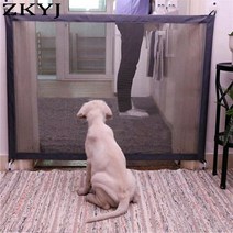 강아지울타리 대형견 마당 견사 야외 펜스 반려견 실내 실내 안전 펜싱 게이트 부분 가드, 180x75cm