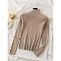 여성 터틀넥 목티 니트 데일리 날씬해보이는 심플한 피로연 어울리는 휴양지