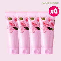 네이처리퍼블릭 리얼 네이처 로즈 폼클렌저 4개, 단일옵션 PK4850