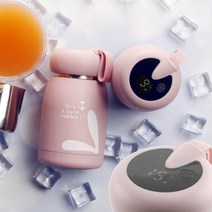 에이미래빗 스마트터치 온도계보온병 320ml BEN 핑크 보온병 보냉병 텀블러 보온보냉물통 보온보냉텀블러