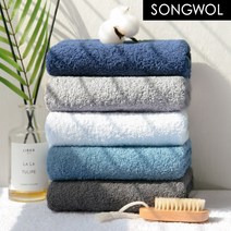 송월타올 오브제 130g 수건, 화이트, 1장