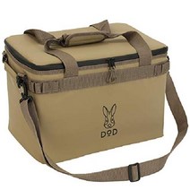 DOD (디오디) 소프트 23 L 극후 단열재 쿨러 백 컴팩트 가방 보냉백, (대략) 23L, 브라운