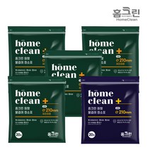 홈크린 원형물걸레청소포(210mm) 찌든때용x4팩+일반형x1팩 휴스톰 스윙 무선물걸레청소기 호환 청소포, [210mm] 찌든때용x4팩+일반형x1팩