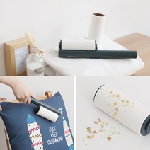 의류 침구 털 먼지 머리카착 제거 테이프 롤 클리너 차량 핫멜트, 옐로우, 필수선택