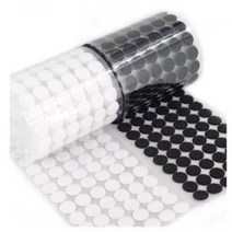 다목적 부자재 보수재 원형 찍찍이 테이프, 쿠팡 2.흰색_지름100mm(2쌍)