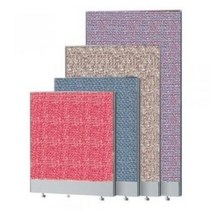 가구뱅크 원톤 천파티션 높이1500형 45T PVC 칸막이 가벽 가림막 사무용파티션 사무실 이동식파티션, W1000, PW509