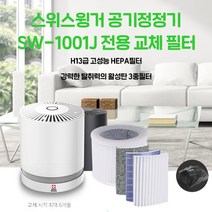 스위스윙거 공기청정기 필터 H13급 헤파필터 소형원룸, 단품