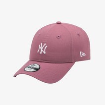 [뉴에라 키즈] 13570663 MLB 미니 뉴욕 양키스 언스트럭쳐 볼캡 다크 핑크 아동모자