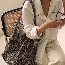 잔스클럽 G124814_호피 쇼퍼백 에코백 빅백 여성 빅백 쇼퍼백 가방
