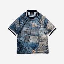 [정품] 파리 생제르맹 x 포기 PSG PLJ 보로 프린트 쇼와 저지 멀티컬러 Paris Saint-Germain Poggy Boro Printed Showa Jersey Mult