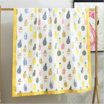 [아기띠워머] 110*110cm 120*150cm Muslin 6 층 아기 담요 100% 코튼 유아 어린이 목욕 타올 통기성 거즈 Swaddle Wrap For Boys Girls, [02] 120x150cm, [05] as picture