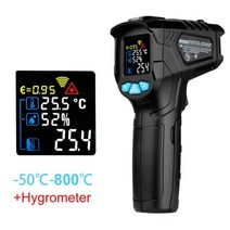 발 열 화상 감지 적외선 산업용 스마트폰 카메라 디지털 온도계 -50600℃ 온도 조절기 레이저 온도 측정기 비접촉 온도계, ir01d