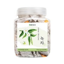 이너블릭 국내산 녹차 100티백 PLA 친환경 필터, 1통, 100개입, 1g