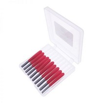 니블러 충전 커터 절단기 10 개대 3.175mm 조각 밀링 18 나선형 비트 CNC 라우터 도구 나이프 PCB 텅스텐 카바이드, 3.175X30 각도X1.0