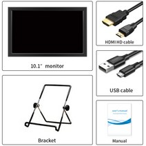 휴대용 모니터 10.1 인치 터치 스크린 패널 pc 모니터 2k 2560x1600 개인 게이머 ips 모니터 ps4 xbox 360 raspberry pi, 협력사, 10.1인치 2K 터치