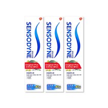 센소다인 오리지날 플러스 치약 (유칼립투스향) 160g 대용량, 3개