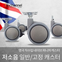 인채널 영국수입 네이브 저소음 캐스터 볼트형 나사형, C_볼트 일반형 캐스터_IBG-NCP