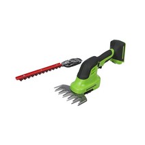 그린웍스 24V 충전 핸드 잔디가위 2-in-1 본체 슈러버 트리머 핸드잔디깍기, 1개