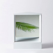 남이보는내얼굴 거울 좌우반전 리얼미 실물 메이크업 화장, 흰색