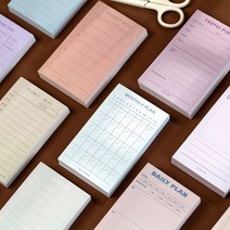 메모리 라이프 계획 월간 주간 메모 디자인 심플 컬러 일정 다이어리 메모지, 10 : 업무일지