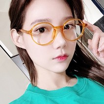 스타일호른 오버사이즈 동글이 투명 뿔테안경 32053