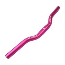 자전거스템 Strong Riser Bar Anodizing Surface Easy to tall Handlebar High Hardness Bike, [04]  Rose Red