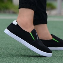 묘먀미 사이드밴딩 베이직 남성 슬립온 스니커즈