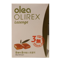 올레아 올리렉스 로젠지 캔디 12개입 48g 올리브잎 목캔디