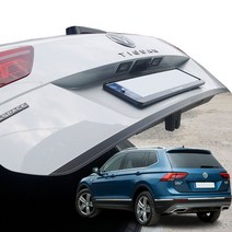 JM 폭스바겐 올뉴 티구안 트렁크 블레이드 가니쉬 알루미늄 카본 몰딩 튜닝 tiguan 용품, 트렁크 가니쉬 몰딩, 카본 블랙